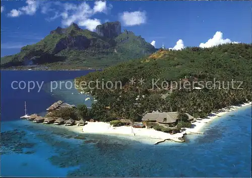 Polynesien Hotel Bora Bora Fliegeraufnahme
