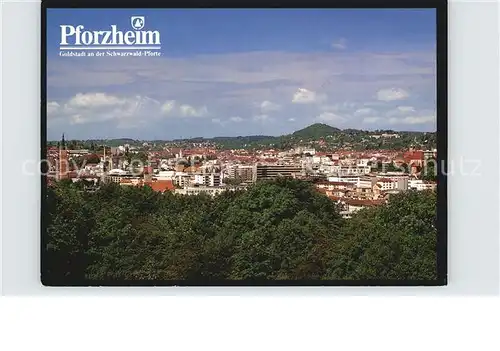 Pforzheim Blick vom Buckenberg Kat. Pforzheim