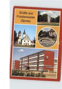 Fischteich Hauptstraße Juri-Gagarin-Oberschule 1985 Peitz  HO-Gaststätte 