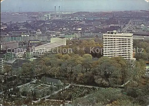 Aalborg Fliegeraufnahme Hotel Hvide Hus Kat. Aalborg