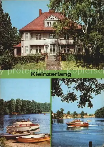 Kleinzerlang Cafe am Paelitzsee  Kat. Rheinsberg