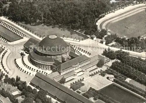 Hannover Fliegeraufnahme Stadthalle Kat. Hannover