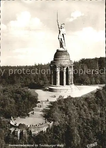 Hermannsdenkmal im Teutoburger Wald Kat. Detmold