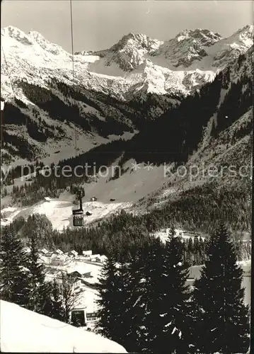 Kleinwalsertal Walmendingerhorn Bahn Mittelberg Kat. Oesterreich