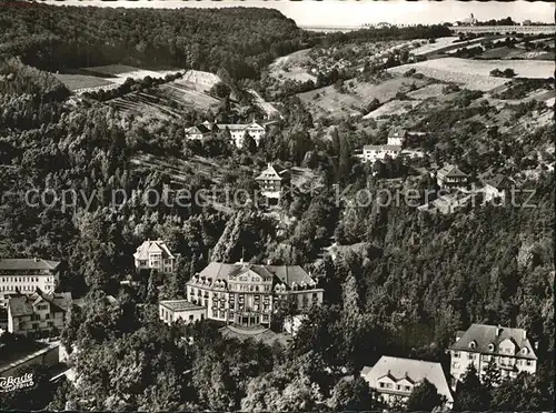 Bad Mergentheim Fliegeraufnahme Kuranstalt Hohenlohe Kat. Bad Mergentheim