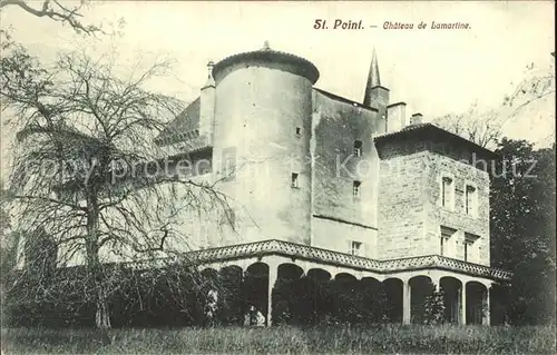 Saint Point Chateau de Lamartine Schloss Kat. Saint Point