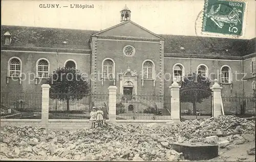 Cluny Hopital Krankenhaus Kat. Cluny