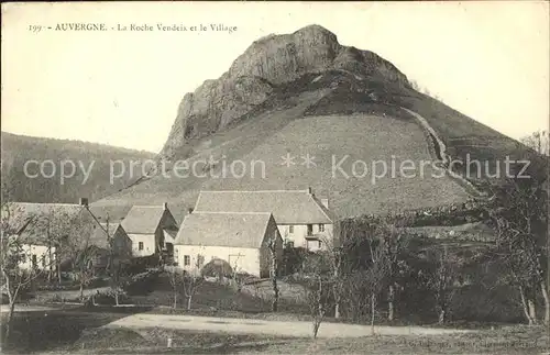 La Bourboule La Roche Vendeix et le Village Kat. La Bourboule