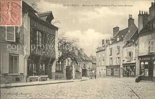 Beaugency Maison du XIII siecle Place Saint Etienne Kat. Beaugency