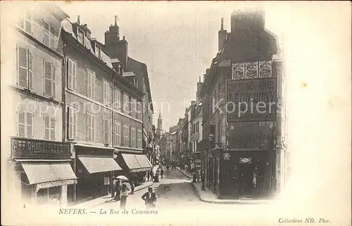 Nevers Nievre Rue du Commerce Kat. Nevers