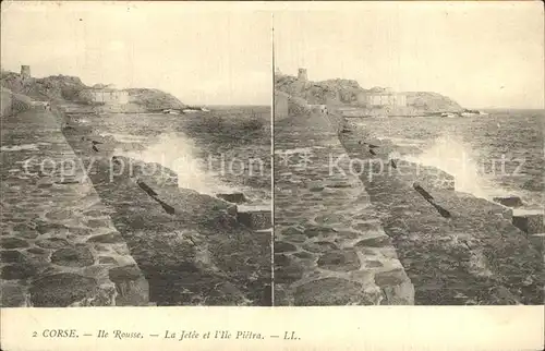 Ile Rousse La Jetee et l Ile Pietra