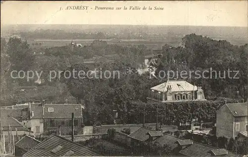 Andresy Panorama sur la Vallee de la Seine Kat. Andresy