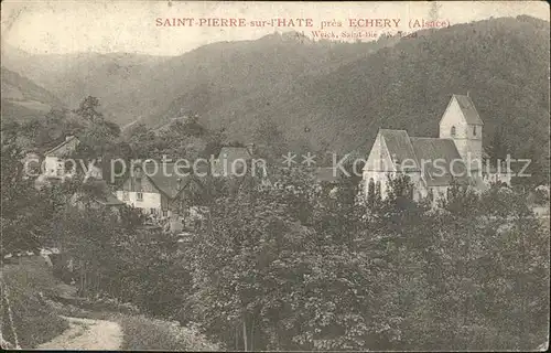 Echery Eglise Saint Pierre sur l Hate Monument historique Kat. Sainte Marie aux Mines