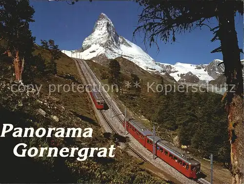Gornergratbahn Zermatt Kat. Gornergrat