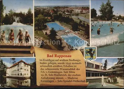 Bad Rappenau Chronik Wasserschloss Schwimmbad  Kat. Bad Rappenau