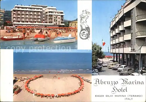 Silvi Marina Abruzzo Marina Hotel Strand Aussenansicht  Kat. Silvi Marina
