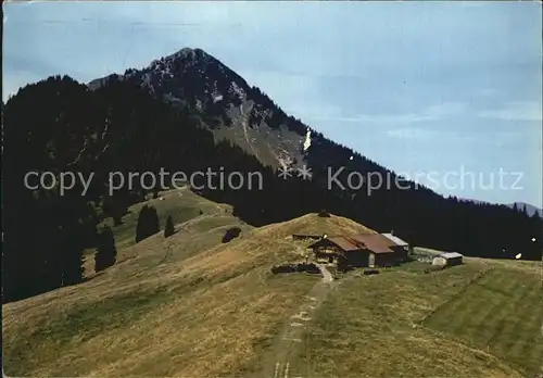 Bad Wiessee Aueralm mit Fockenstein Kat. Bad Wiessee