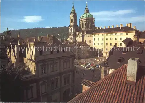 Mala Strana Praha Kleinseitner Ring vom Turm der Thomaskirche Kat. Tschechische Republik