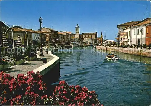 Cesenatico Kanal Hafen Kat. Italien