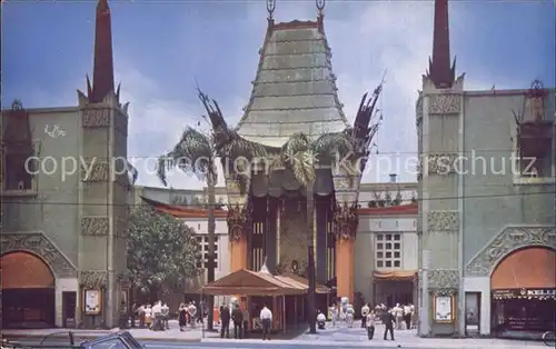 Hollywood California Graumans Chinesisches Theater Kat. Los Angeles United States