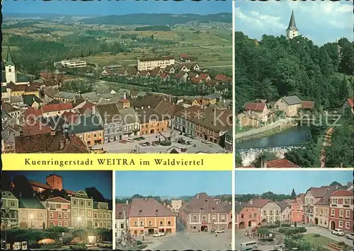 Weitra Kuenringerstadt Panoramen Kat. Weitra