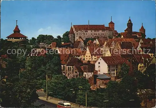 Nuernberg mit Burg Kat. Nuernberg