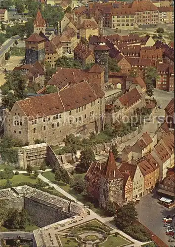 Nuernberg mit Burg  Kat. Nuernberg