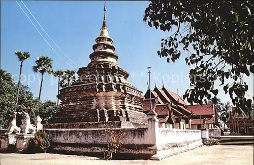 Thailand Wat Phrathat Sri Chom Thong at Amphur Chomthong  Kat. Thailand