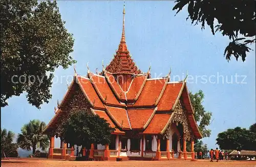 Thailand Wat Phra Bat Tak pha Amphur Phasang Lumpoon Province Kat. Thailand