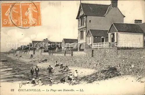 Coutainville La Plage vers Blainville Kat. Agon Coutainville
