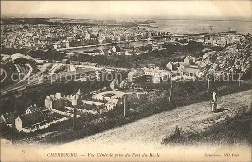 Cherbourg Octeville Basse Normandie Vue generale prise du Fort du Roule Kat. Cherbourg Octeville