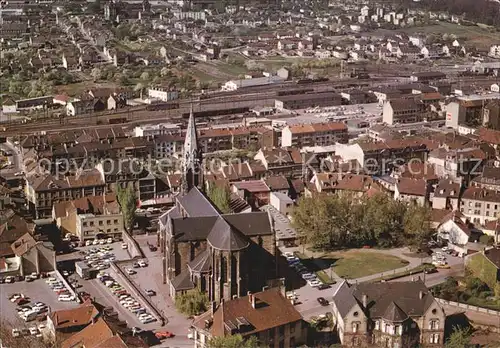 Forbach Lothringen Fliegeraufnahme Katholische Kirche Kat. Forbach