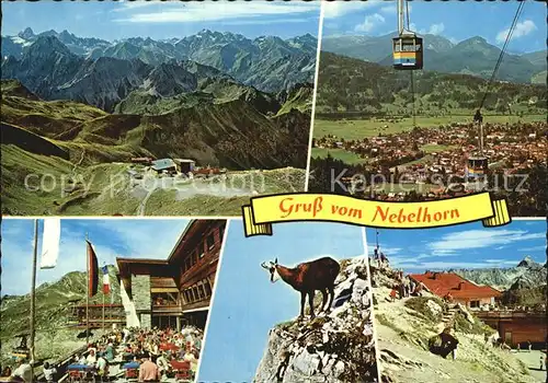 Nebelhorn Seilbahn bei Oberstdorf Kat. Oberstdorf