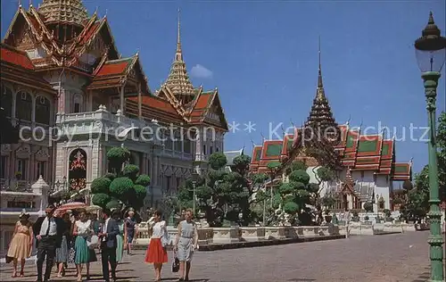 Thailand Royal grand palace Chakri Dusit Maha Prasadh Halls Kat. Thailand