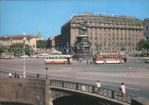 St Petersburg Leningrad Isaak Platz 