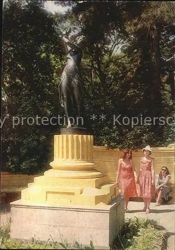 Sotschi Arboretum Sculpture of a dancer  Kat. Russische Foederation