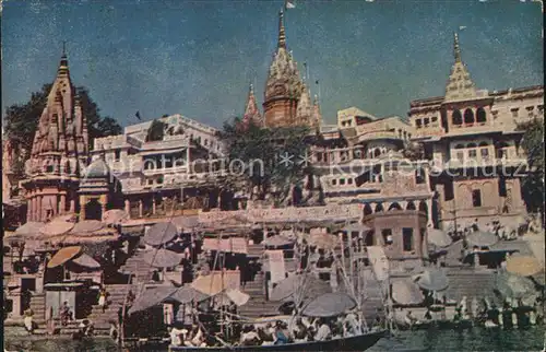 Banaras Manikarnika Ghat Kat. Banaras