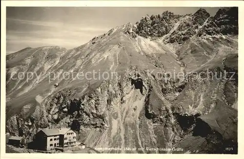 Oberstdorf Landhaus Birgsau Kemptnerhuette  Kat. Oberstdorf