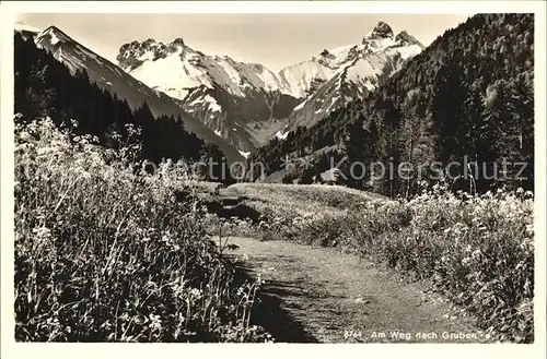 Gruben Oberstdorf Panorama Kat. Oberstdorf