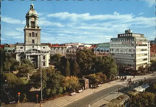 Goeteborg Vastra Hamngatan och Domkyrkan Kat. 