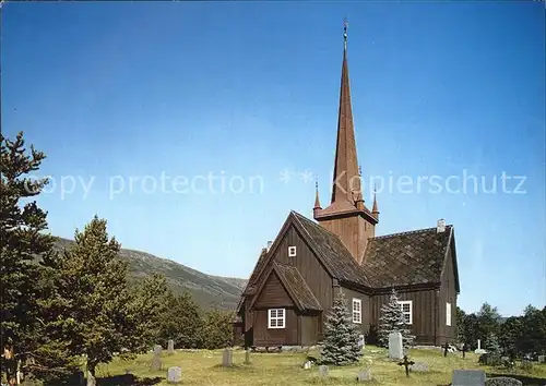 Norge Norwegen Lesja Kirche Kat. Norwegen