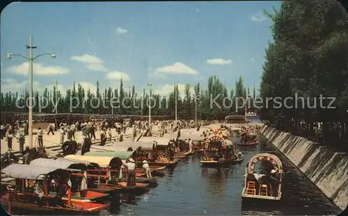 Xochimilco Boote  Kat. Mexiko