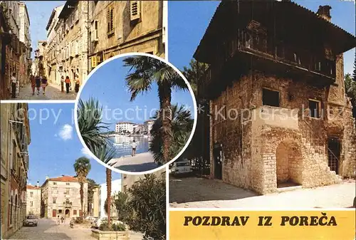 Porec Stadtansichten Kat. Kroatien