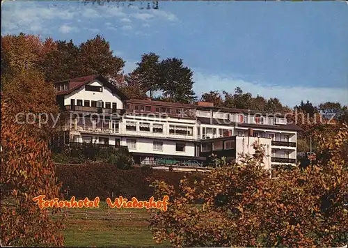 Baustert Landhaus Ferienhotel Wiedenhof Kat. Baustert