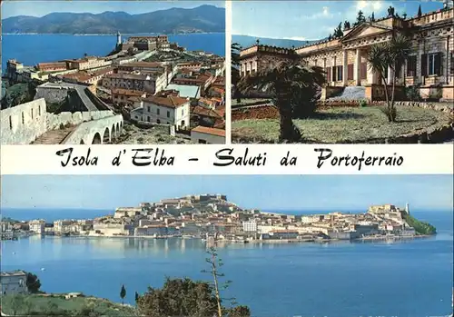 Portoferraio Toscana Insel Elba Ortsansichten Panorama Kat. 