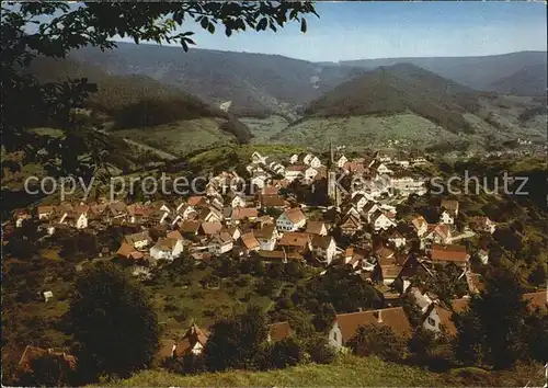 Forbach Baden Bermersbach Panorama Kat. Forbach