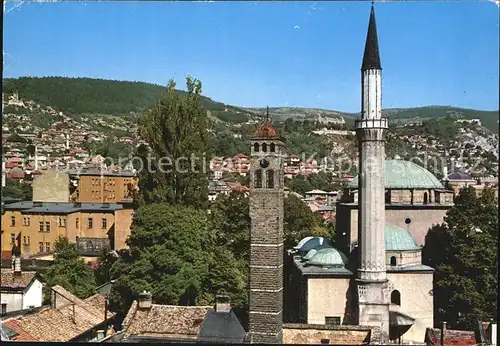 Sarajevo Stadtansicht Kat. Sarajevo