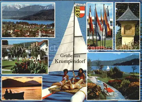 Krumpendorf Woerthersee Ortsansichten 