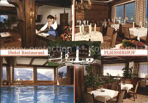 Fliess Hotel Restaurant Fliesserhof Kat. Fliess