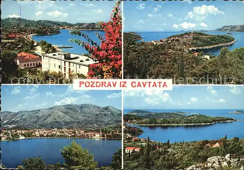 Cavtat Dalmatien Panoramen Kat. Kroatien